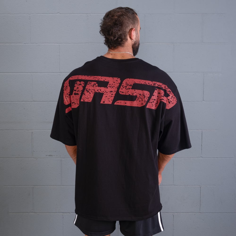 GASP Gasp iron tee Black/Red